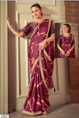 Gorgeous Looking Georgette Silk Printed Saree