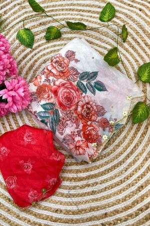 Attractive Tedy Silk With Digital Print Saree