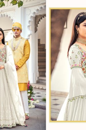 Amazing Heavy Faux Georgette With Embroidery Suit