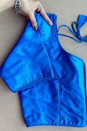 Amazing Color Pattu Silk Plain Blouse