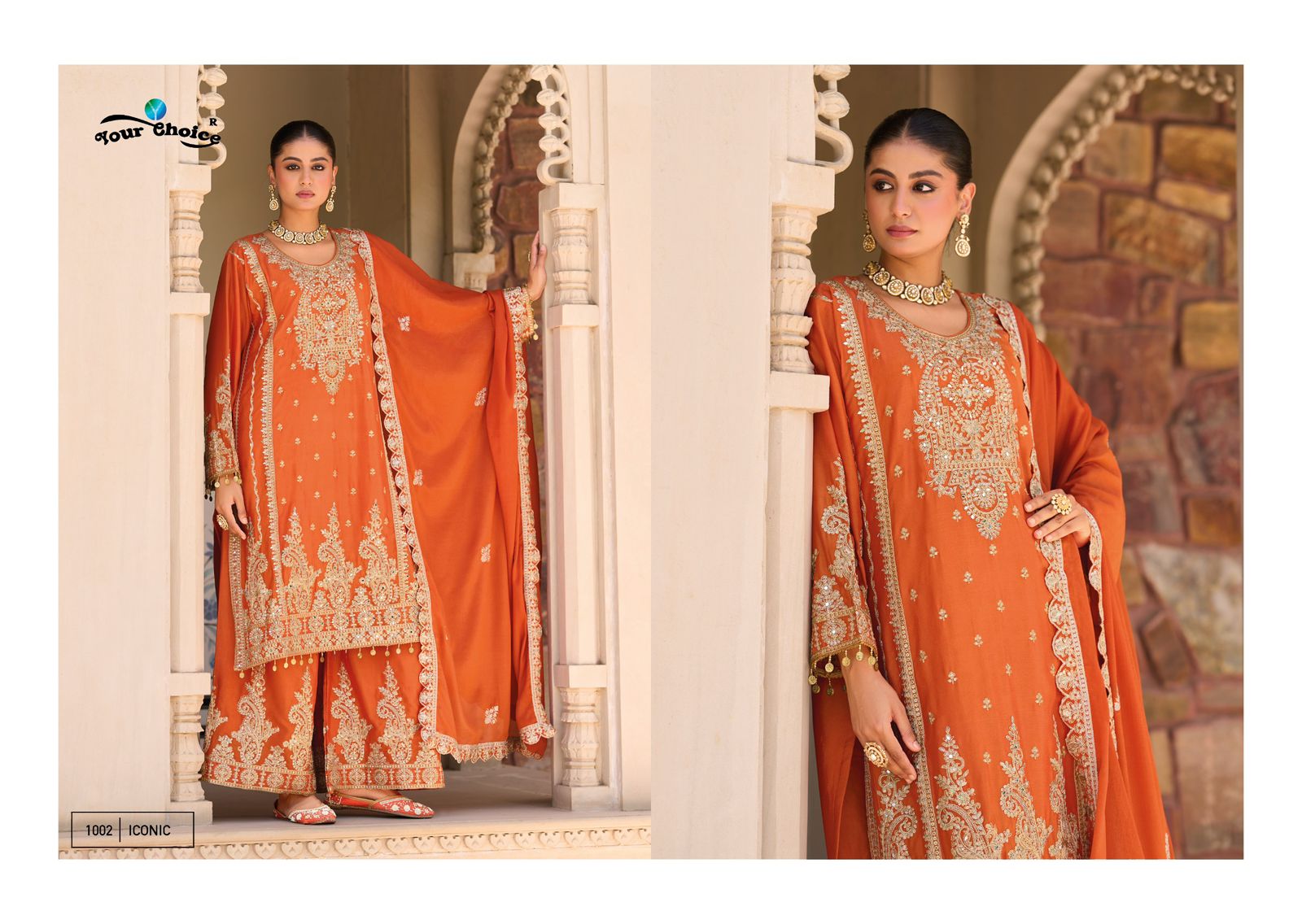 Latest Trendng Chinon With Embroidery Work Salwar Suit - Image 4