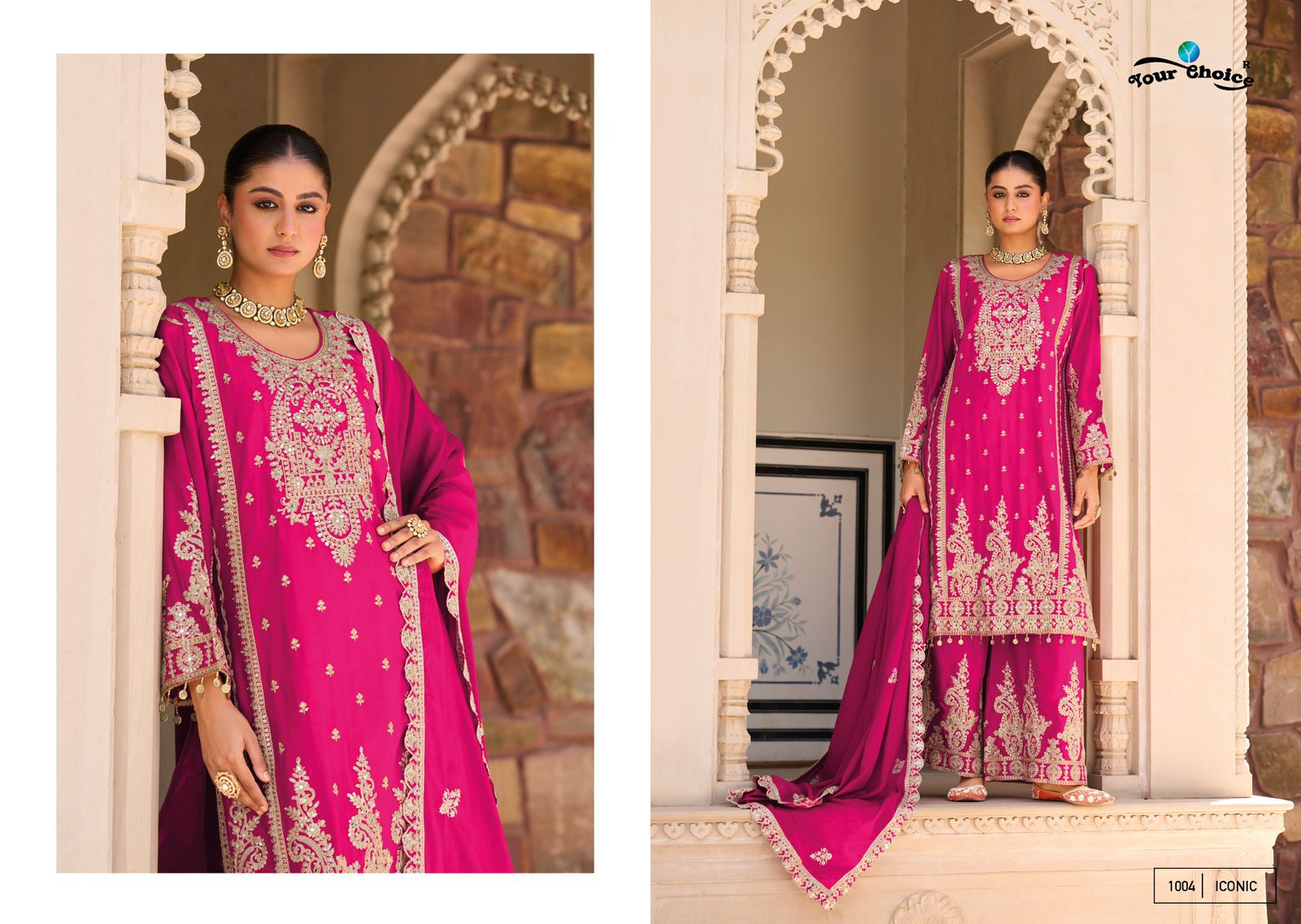 Latest Trendng Chinon With Embroidery Work Salwar Suit - Image 5