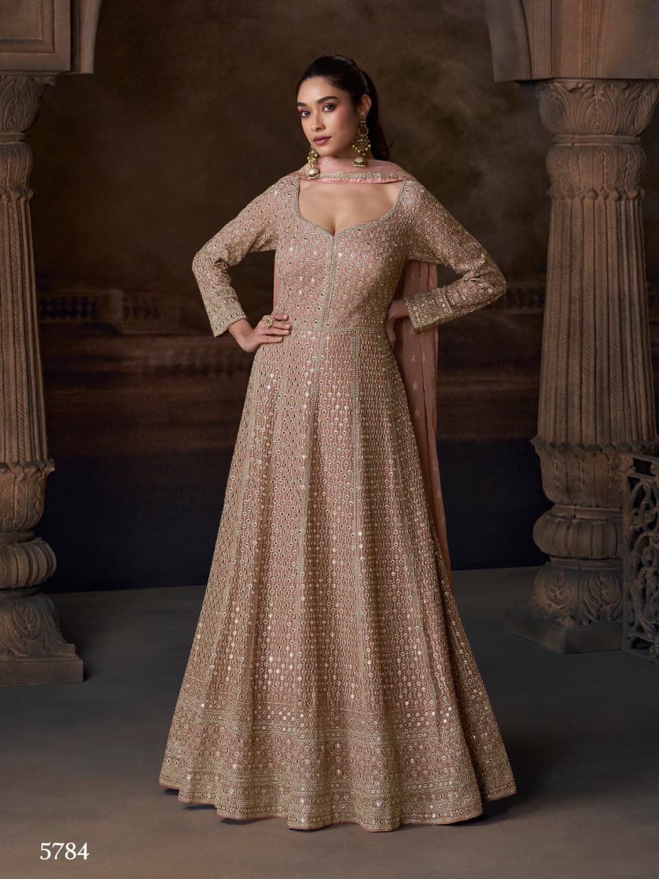 Amazing Color Real Georgette With Sequins Embroidery Salwar Suit - Image 8