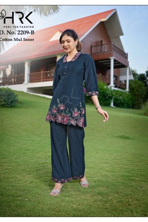 Latest Trending Vatican With Embroidery And Cut Work Co-Ord Set