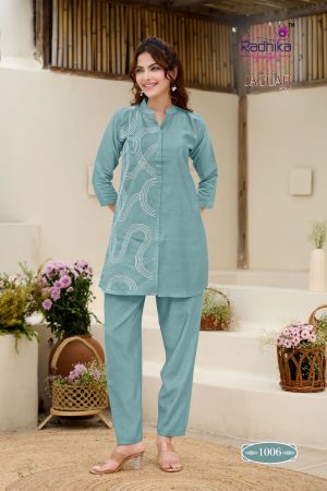 New Arrival Vertican With Embroidery Co-Ord Set