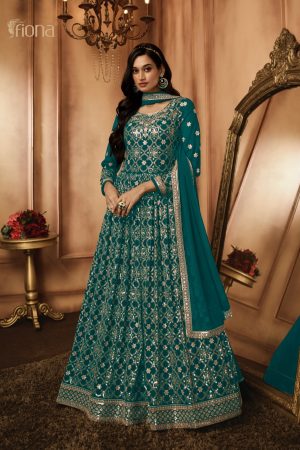Wedding Wear Georgette With Heavy Embroidery Gown