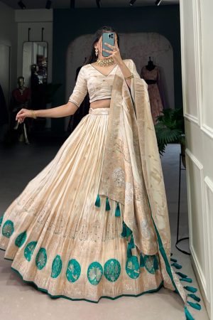 Premium Quality Shimmer With Hand Work Lehenga Choli