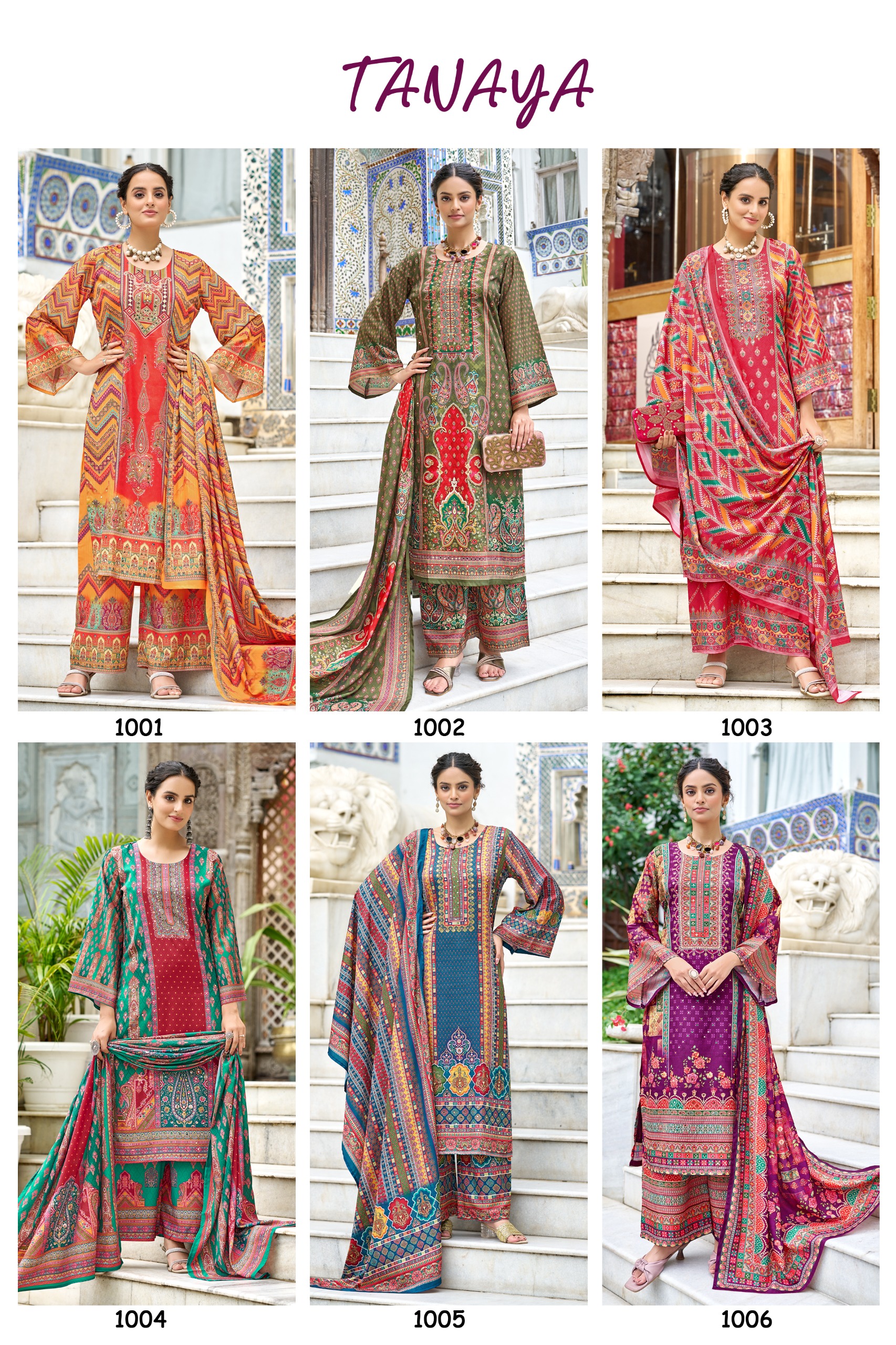 New Arrival Crape Silk With Digital Print And Mirror Work Kurti Pant and Duaptta - Image 2