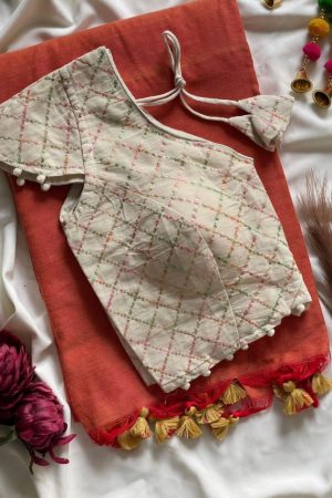 Trending Plain Khadi cotton saree