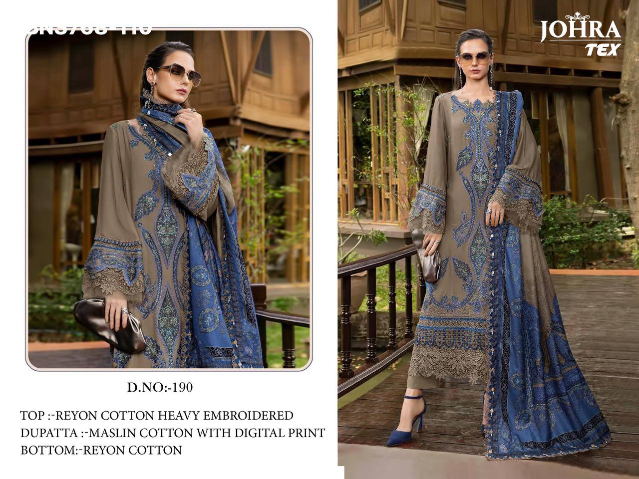 Best Fabric Eid Special Indian Export Quality Rayon Cotton Salwaar-Suit set with Embroidered work - Image 8