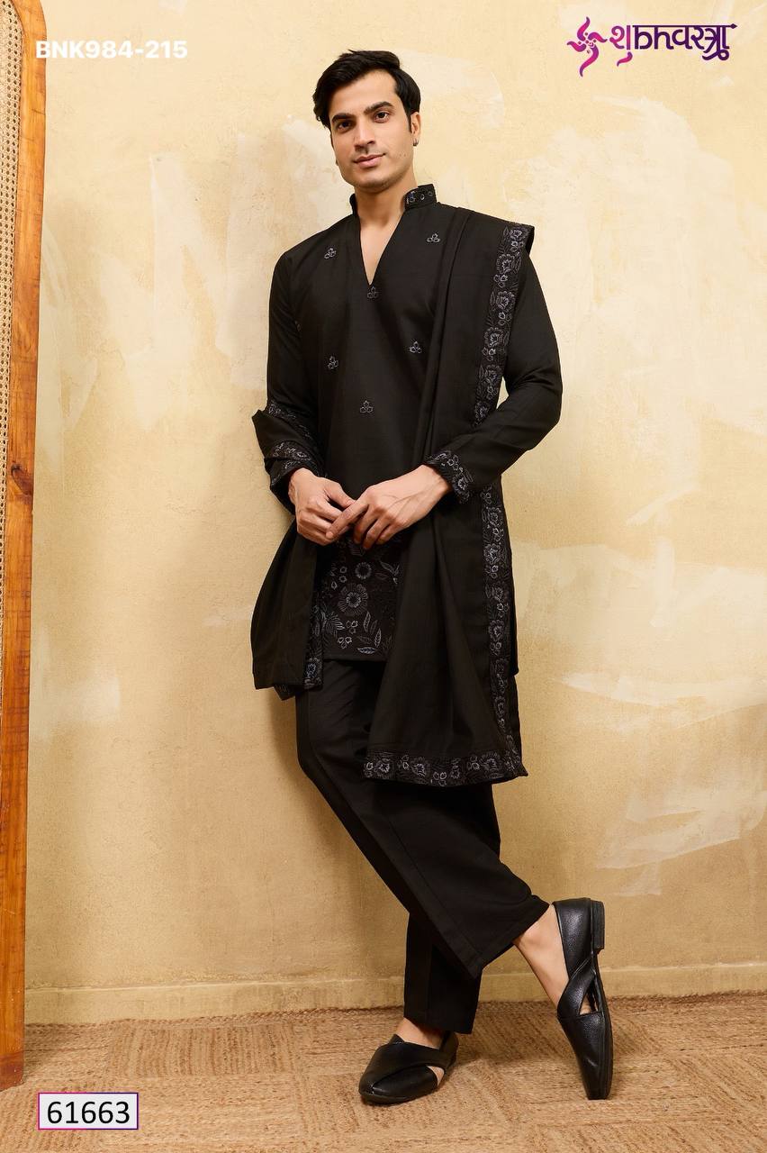 Festival Wear Trending Viscose Silk with Sequence Embroidered Kurta with Dupatta Set - Image 6