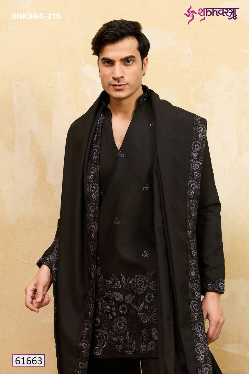 Festival Wear Trending Viscose Silk with Sequence Embroidered Kurta with Dupatta Set - Image 8