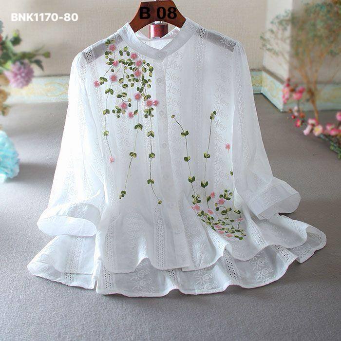 Premium Quality New Arrival Rayon Cotton with Embroidery Work Tunic-Top Collection - Image 8