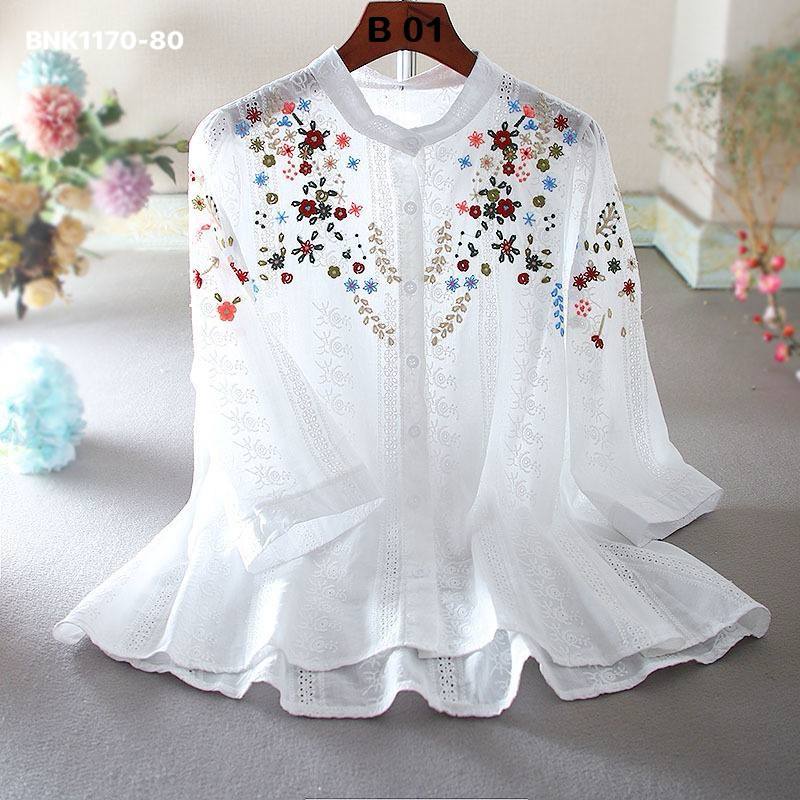 Premium Quality New Arrival Rayon Cotton with Embroidery Work Tunic-Top Collection