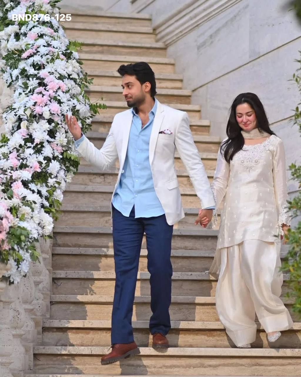 Fashionable Top Quality Crepe with Thread with Sequence work Farshi Salwaar-Suit & Dupatta Set - Image 2