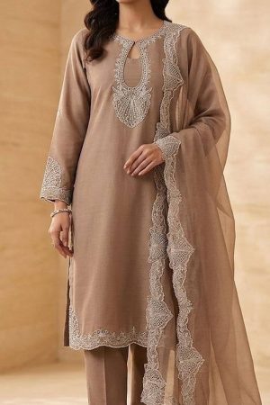 Premium Collection Crystal Viscose with Embroidered Fully-Stitched Salwar-Suit & Dupatta Collection